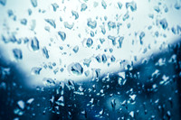 Blue Water Drops
