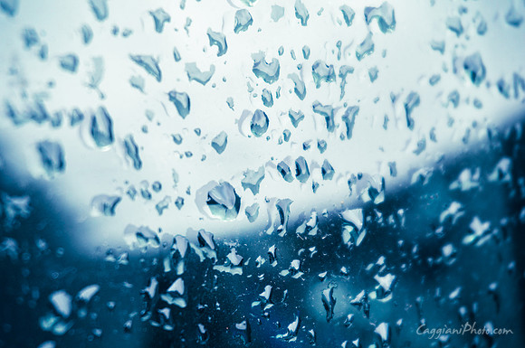 Blue Water Drops