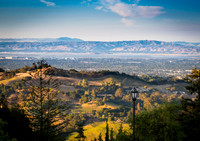 View From the Hills of Saratoga, California
