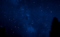 Blue Stars at Night